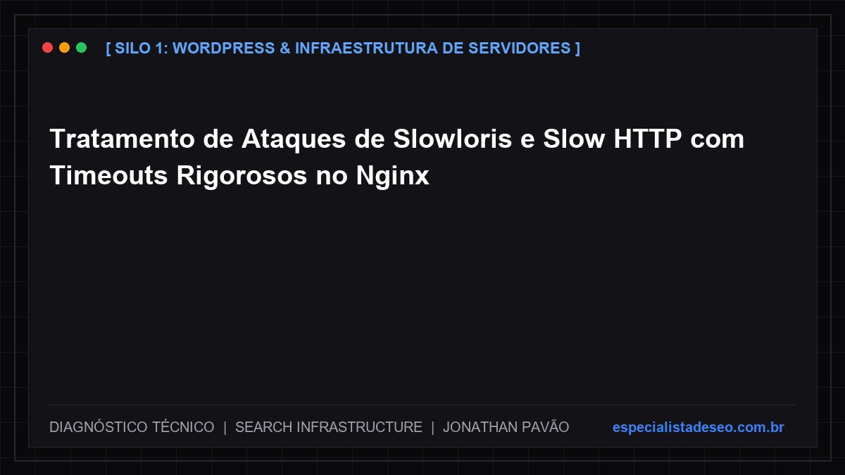 Tratamento de Ataques de Slowloris e Slow HTTP com Timeouts Rigorosos no Nginx